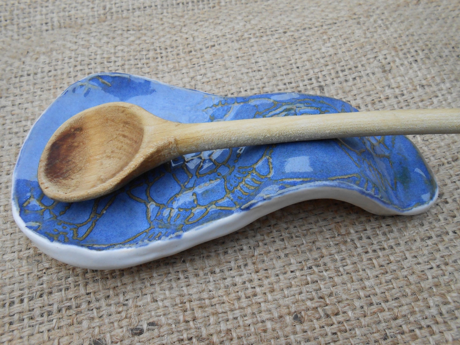 Slip Into Clay Crab Spoon Rest