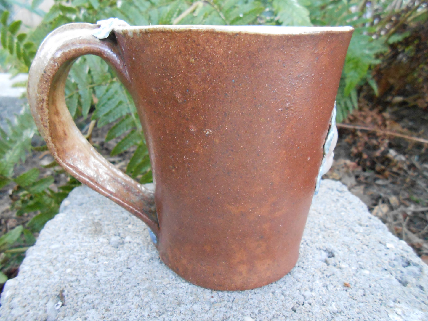 Flower Face and Handled Mug