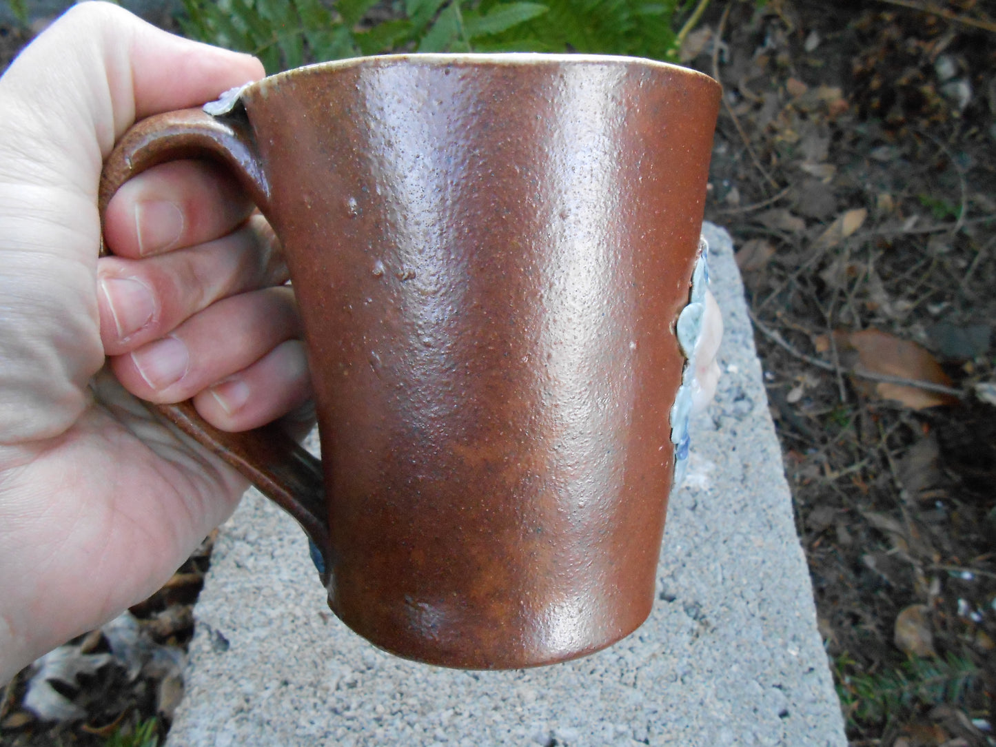 Flower Face and Handled Mug